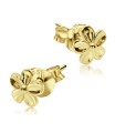 Flowers Shaped Silver Ear Stud STS-5537